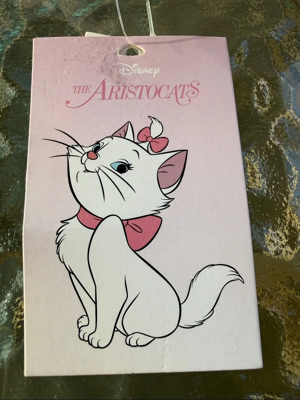 Disney Marie Aristocat Fuzzy Cosmetic Pouch with Pearls